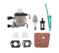 SCVYLNZ Kit carburatore Adatto for FS55 FS55R FS55RC KM55 HL45 KM55R FS38 con Guarnizione della Linea del Filtro dell'Aria
