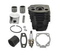 SCVYLNZ Kit Cilindro da 45 mm Adatto for 55 51 50 Testa pistone Cuscinetto collettore Guarnizione Motore Motosega Parti Motore Piastra
