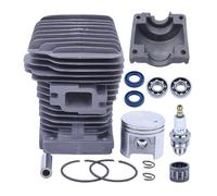 SCVYLNZ Kit Cilindro pistone 40 mm Adatto for Motosega MS210 021 MS 210 1123 020 1216 W Cuscinetto Albero Motore paraolio Coppa Motore Cuscinetto ad Aghi