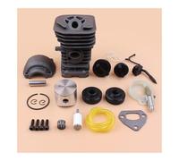 SCVYLNZ Kit Cilindro pistone 40 mm Adatto for Motosega MS210 021 MS 210 1123 020 1216 W Cuscinetto Albero Motore Paraolio Cuscinetto ad Aghi Coppa Motore