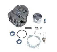 SCVYLNZ Kit Cilindro pistone Adatto for Motosega 55 55 51 503609104