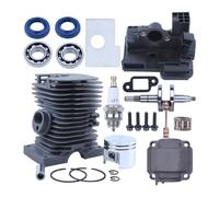 SCVYLNZ Kit Cilindro, pistone, Albero Motore, Coppa Motore da 38 mm, Adatto for Motosega 018 MS 180, sostituisce l'OEM, Adatto for 1130 020 1205