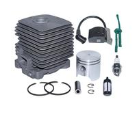 SCVYLNZ Kit Cilindro, pistone, Bobina di accensione da 34 mm con Filtro Carburante, Candela, Adatto for FS55, FS45, FS38 4140 020 1202