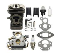 SCVYLNZ Kit Cilindro pistone carburatore da 39 mm Adatto for 235 236 236E 240 5450417 con Candela