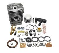 SCVYLNZ Kit Cilindro pistone carburatore da 47 mm Adatto for MS290 MS310 029 MS390 039 MS 290 310 390 Parti di Riparazione for Barra for Motosega, Dado Perno, Fune di avviamento