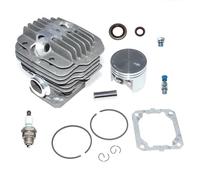 SCVYLNZ Kit Cilindro pistone da 50 mm Perno da 10 mm Adatto for Motosega 044W MS440RZ MS440VWZ MS440Z MS440 044 044R 1128 020 1227