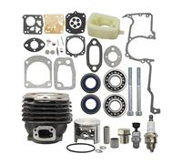SCVYLNZ Kit Cilindro pistone da 52 mm Adatto for motoseghe 272XP 61 268 272 XP Cuscinetto Guarnizione carburatore Sostituzione Foro Grande