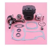 SCVYLNZ Kit Cilindro, pistone e Albero Motore da 48 mm Adatto for Motosega 365, 365 Special 503691072 Guarnizione ad Aghi Quadrata W