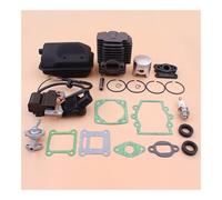 SCVYLNZ Kit Corona pignone Tamburo Frizione 3/8 7T Adatto for 420 390 350 351 352 370 371 paraolio Catena Freno Motosega