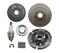 SCVYLNZ Kit Cuscinetto ad Aghi for Tamburo rondella pignone Frizione 3/8" 6T Adatto for Candela Motosega MS170 MS180 018 017 1121 162 1001