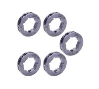 SCVYLNZ Kit di 5 Cerchi for pignone da 9 Denti .250" Adatti for motoseghe a scanalatura Piccola 18250