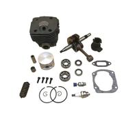 SCVYLNZ Kit di Candele con Cuscinetto, Cilindro, Albero Motore e pistone da 48 mm e 50 mm, Adatti for motoseghe 362, 365, 371, 372 e 372XP.(HUS365 48MM)