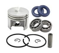 SCVYLNZ Kit di Cuscinetti, guarnizioni Olio, Anelli di Sicurezza, pistone da 37 mm, Perno da 8 mm, Adatti for la Sostituzione della Motosega MS170 017 MS 170
