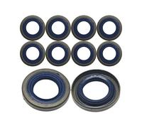 SCVYLNZ Kit di guarnizioni for Albero Motore da 10 Pezzi, Adatto for Motosega 268 272 61 66 266 K650 K700 K960 K970#503260204