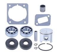SCVYLNZ Kit di guarnizioni for Cuscinetti a Sfere e manovella a pistone da 40 mm, Adatto for Motosega 340, 345, 2141 e 2145, Ricambio for Gabbia ad Aghi.