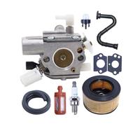 SCVYLNZ Kit di Messa a Punto del carburatore Adatto for Motosega MS251C MS231 MS251 C-BE MS241 con Filtro dell'Aria e pompetta di adescamento 1143 120 0641 WTF-9