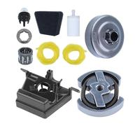 SCVYLNZ Kit di Messa a Punto del Tamburo della Frizione con pignone Adatto for motoseghe 350, 351, 352, 370, 371, 390 e 420 con Cuscinetto della Frizione