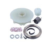 SCVYLNZ Kit di Molle for puleggia di avviamento a Strappo for Motosega, Adatto for PPB4018, con Molla di rinculo, mozzo, bullone for Fune di avviamento e rondella, Parti di Ricambio