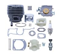 SCVYLNZ Kit di revisione del carburatore, pistone e Cilindro di Grande Diametro da 52 mm, Adatto for Motosega 266XP 266 266SE XP SE 61.