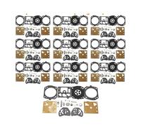 SCVYLNZ Kit di Riparazione del diaframma del carburatore da 10 Pezzi Adatto for Motosega 029 039 044 046 MS361 MS460 MS440 MS290 MS310 MS390 K10-HD