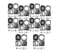 SCVYLNZ Kit di Riparazione del diaframma del carburatore da 10 Pezzi Adatto for Motosega 340 345 346 353 350 346XP, Pezzo di Ricambio RB-122 RB 122