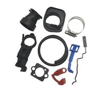 SCVYLNZ Kit di Riparazione del Morsetto dell'adattatore del collettore Adatto for 340 345 350 346XP 351 353 Motosega Leva dell'acceleratore Controllo carburatore Guarnizione