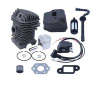 SCVYLNZ Kit di Riparazione del pistone del Cilindro da 42,5 mm Adatto for motoseghe MS250 MS230 023 025 MS 250 230 Sostituisce l'OEM 11230201206 11230201220