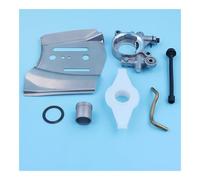 SCVYLNZ Kit di Riparazione della Linea di Trasmissione a Vite Senza fine con Piastra a Barra dell'olio Adatto for la Guida della Motosega 385 390 372 XP 365 371 362 570 575 576XP.