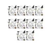 SCVYLNZ Kit di Riparazione e ricostruzione del carburatore da 10 Pezzi Adatto for Motore GX160 GX200 GX 160 200 5.5HP 6.5HP