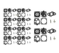 SCVYLNZ Kit di Riparazione e ricostruzione del carburatore da 5/10 Pezzi, Adatto for decespugliatore TG20, TG24, TG25, TG33, TD24, TD25, TD33, TD40, TD48.(10set)
