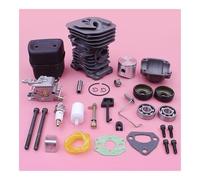 SCVYLNZ Kit di Riparazione for carburatore, Cilindro e pistone da 40 mm, Adatto for Motosega 136, 137, 141 e 142 530069941, 530071987, 530069415