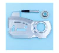 SCVYLNZ Kit di Riparazione for ingranaggio a Vite Senza fine con Piastra di Guida della Barra dell'olio, Adatto for Motosega 340, 345, 350, 2141, 2150, 2145, Ricambio.