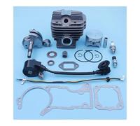 SCVYLNZ Kit di Riparazione for Manicotto del Giunto del Ginocchio della Copertura della Molla del Freno della Catena Adatto for Motosega 362 365 371 372 XP 372XP Parti di Utensili da Giardino