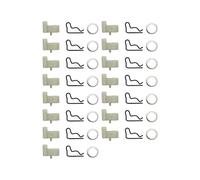 SCVYLNZ Kit di rondelle Elastiche for nottolini di avviamento a Strappo da 15 Pezzi, Adatti for FC55 FS38 FS45 FS46 FS55 FC55 HL45 KM55 String