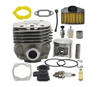 SCVYLNZ Kit di Soffietto for Cilindro e pistone da 50 mm Adatto for Motosega 365 362 371 372 XP Sostituisce la Guarnizione del Filtro Aria Carburante 503909271 W