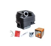 SCVYLNZ Kit Fasce Elastiche Cilindro pistone 34 mm Adatto for 1E34FB EB260 attrezzo da Giardino spazzaneve Gruppo soffiatore Aria 25 CC 26 CC soffiatore a Maniglia