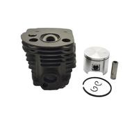 SCVYLNZ Kit Fasce Elastiche for pistone e Cilindro Motore da 46 mm, Adatto for Accessori for Parti di Motore for Motosega 55# 503 60 91 71