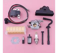 SCVYLNZ Kit Filtro Aria Bobina di accensione carburatore Adatto for Motosega MS210 MS230 MS250 021 023 025 WT-286, 1123 160 1650