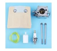 SCVYLNZ Kit Filtro Aria Carburante bullone carburatore Adatto for Motosega 61 66 266 Sostituzione Parte carburatore HS-254B