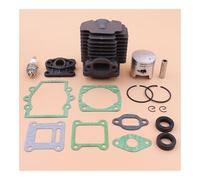 SCVYLNZ Kit Filtro Aria Carburante pistone da 45 mm Adatto for collettore 353 350, Cuscinetto for Pompa di innesco, Ricambio for Motosega.