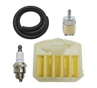 SCVYLNZ Kit Filtro Aria, Tubo Flessibile Carburante, Candela, Adatto for Motosega 350, 340, 345, 346 XP, 351 e 353.