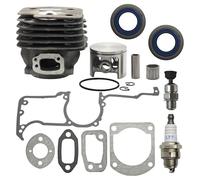 SCVYLNZ Kit Guarnizione Anello pistone Cilindro Big BORE 52MM Adatto for Motosega 61 268 272 272K 272XP Placcato