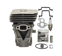 SCVYLNZ Kit Guarnizione Candela pistone Cilindro da 41 mm Adatto for Motosega 135 140 135E 140E Anello Perno Sostituzione Pezzi di Ricambio S