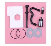 SCVYLNZ Kit Guarnizione carburatore, Filtro Aria, Olio combustibile, Tubo Flessibile, Anello pistone, Adatto for Motosega MS180 018 MS170 017 MS 170 180