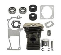 SCVYLNZ Kit Guarnizione Cuscinetto Albero Motore pistone Cilindro Motosega da 40 mm Adatto for 340 345 E Pezzi di Ricambio for Attrezzi da Giardino