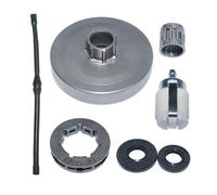 SCVYLNZ Kit Guarnizione Olio Filtro Carburante, Tamburo Ruota dentata Frizione .325 7T Adatto for motoseghe 4500 5200 5800 45cc 52cc 58cc
