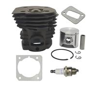 SCVYLNZ Kit Guarnizione pistone Testa Cilindro da 44 mm Adatto for Motore Motosega 350 351 353 345 340 346XP Kit di ricostruzione Motore OEM 537253002