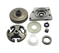 SCVYLNZ Kit ingranaggio a Vite Senza fine con Corona dell'olio e Tamburo Frizione da 3/8" Adatto for motoseghe 61 66 266 268 272, Parti e Attrezzi da Giardino.