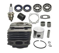 SCVYLNZ Kit Motore con Guarnizione Olio for Cilindro, pistone, manovella e Cuscinetto da 45 mm, Adatto for Motosega 55, 51 e 50, Parti OEM 503168301