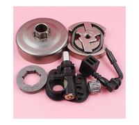 SCVYLNZ Kit Olio for Corona pignone Frizione 3/8 7T Adatto for Motosega 1900 1950 1975 2050 2055 2075 530071259 530047061 530014949